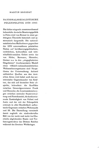 Nationalsozialistische Polenpolitik 1939-1945