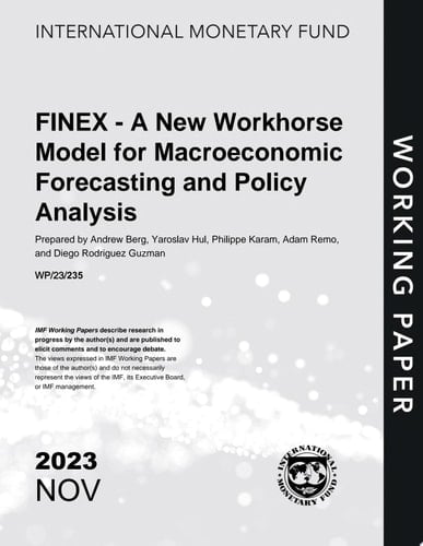 FINEX - A New Workhorse Model for Macroeconomic Forecasting and Policy Analysis