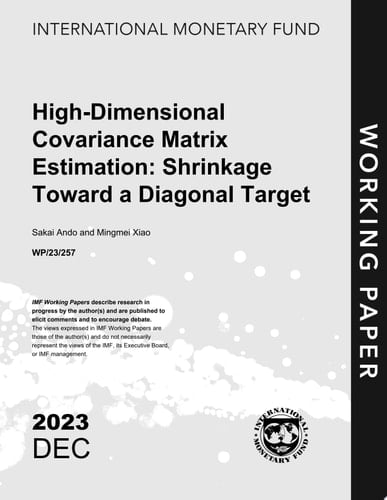 High-Dimensional Covariance Matrix Estimation: Shrinkage Toward a Diagonal Target