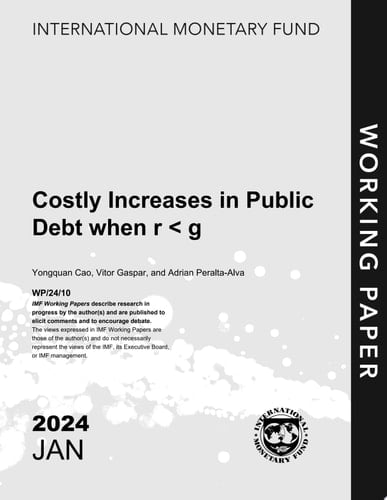 Costly Increases in Public Debt when R