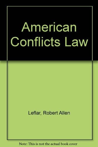 American Conflicts Law, Fourth Edition, 1986