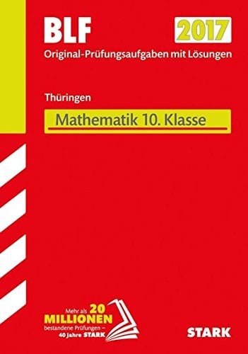 Mathematik 10. Klasse Thüringen 2013-2016