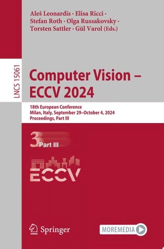 Computer Vision – ECCV 2024