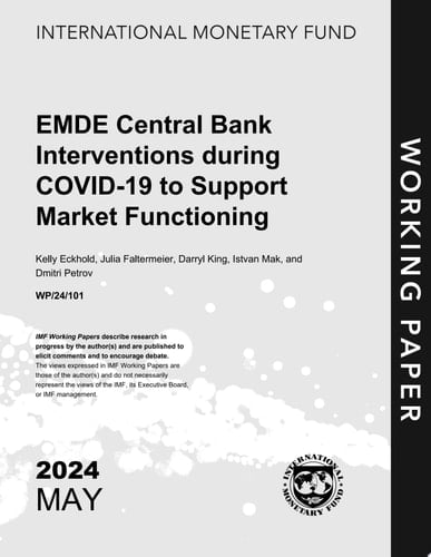 EMDE Central Bank Interventions During COVID-19 to Support Market Functioning