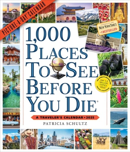1,000 Places to See Before You Die Picture-A-Day® Wall Calendar 2025: A Traveler's Calendar
