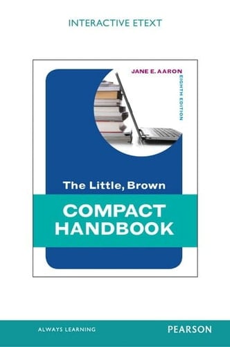 MyCompLab with Pearson eText -- Standalone Access Card -- for The Little, Brown Compact Handbook with Exercises (8th Edition)