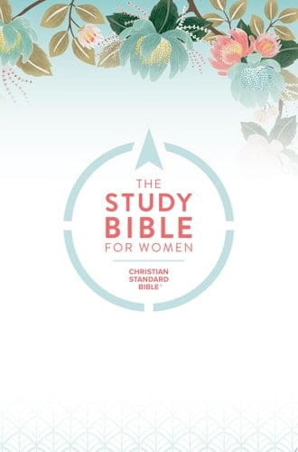 The CSB Study Bible For Women, Teal Flowers LeatherTouch Faithful and True