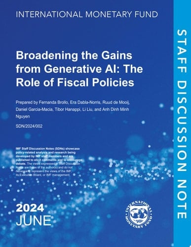 Broadening the Gains from Generative AI The Role of Fiscal Policies
