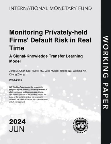 Monitoring Privately-held Firms' Default Risk in Real Time: A Signal-Knowledge Transfer Learning Model