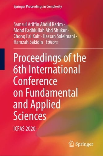Proceedings of the 6th International Conference on Fundamental and Applied Sciences ICFAS 2020