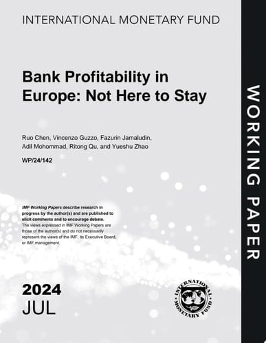 Bank Profitability in Europe: Not Here to Stay