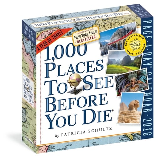 1,000 Places to See Before You Die Page-A-Day® Calendar 2026: A Year of Travel