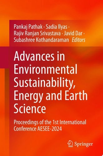 Advances in Environmental Sustainability, Energy and Earth Science