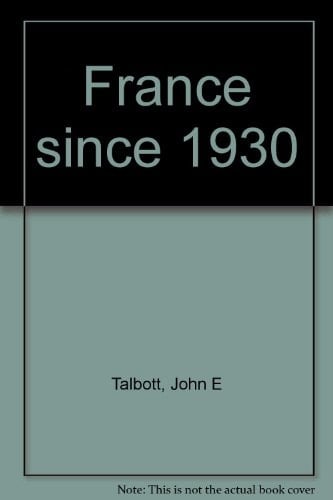 France Since 1930