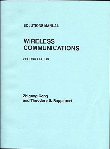 Solutions Manual Wireless Communications