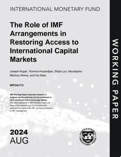The Role of IMF Arrangements in Restoring Access to International Capital Markets