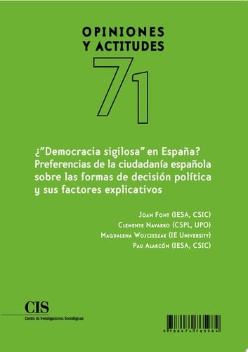 ¿"Democracia sigilosa" en España?