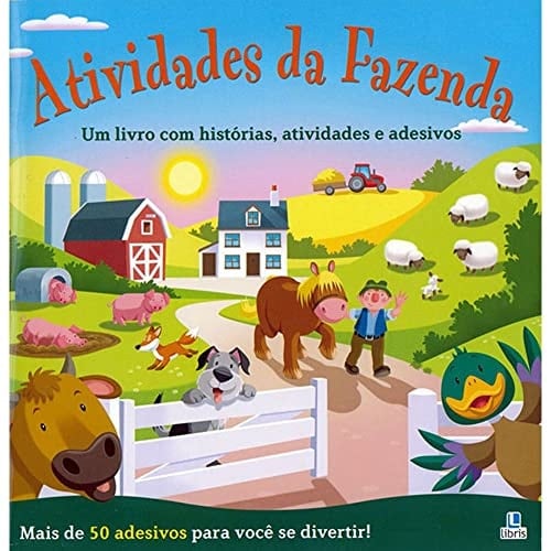 Um Livro Com Historias Atividades E Adesivos - Atividades Da Fazenda