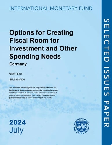 Options for Creating Fiscal Room for Investment and Other Spending Needs Germany