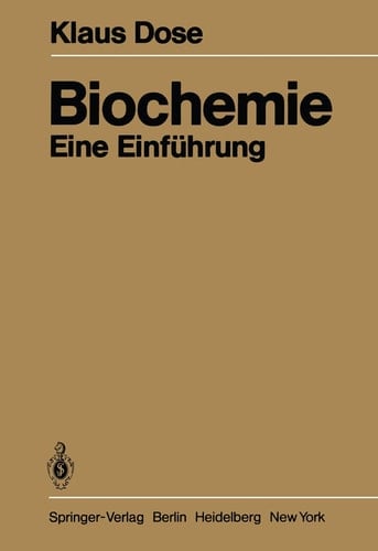 Biochemie Eine Einführung
