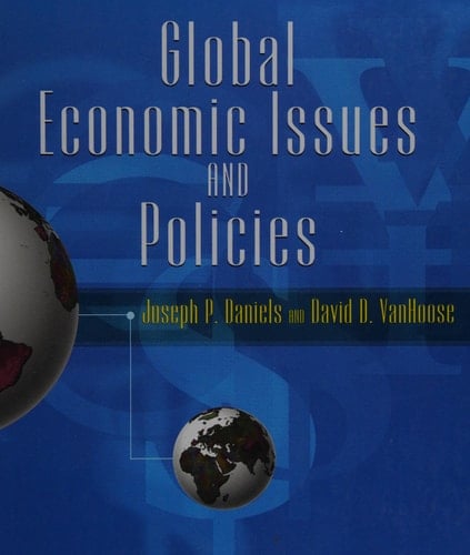 Global Economics Issues and Policy with Economics Applications Card