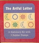 The Artful Letter A Stationery Kit With Three Rubber Stamps