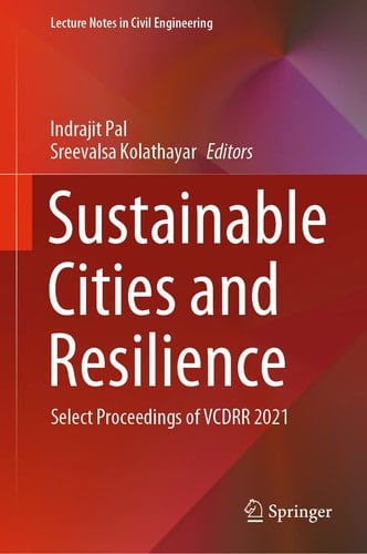 Sustainable Cities and Resilience Select Proceedings of VCDRR 2021