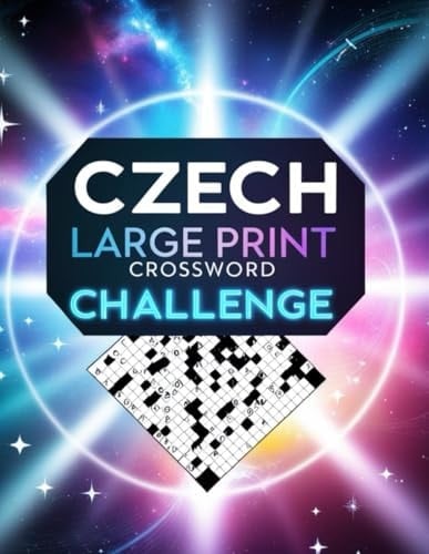 Czech Large Print Crossword Challenge: Czech Crossword Puzzles for Adults & Seniors Brain Training, Fun Themes, and Vocabulary Boost