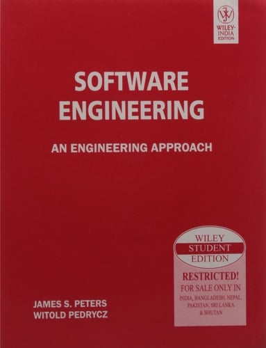 SOFTWARE ENGINEERING: AN ENGINEERING APPROACH