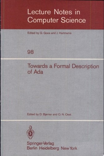 Towards a Formal Description of Ada