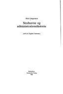 Stednavne og administrationshistorie (Navnestudier) (Danish Edition)