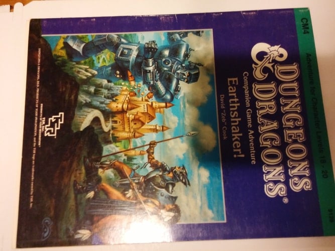 Earthshaker! Dungeons & Dragons : Companion Game Adventure