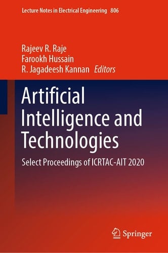Artificial Intelligence and Technologies Select Proceedings of ICRTAC-AIT 2020
