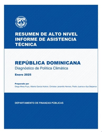 Dominican Republic Climate Policy Diagnostic