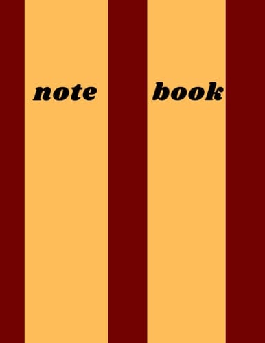 note book: Notebook: Lined Notebook Journal (College Ruled Paper) - Soft Cover - 100 Pages - 8.5 x 11 inches