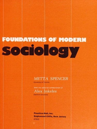Foundations of Modern Sociology