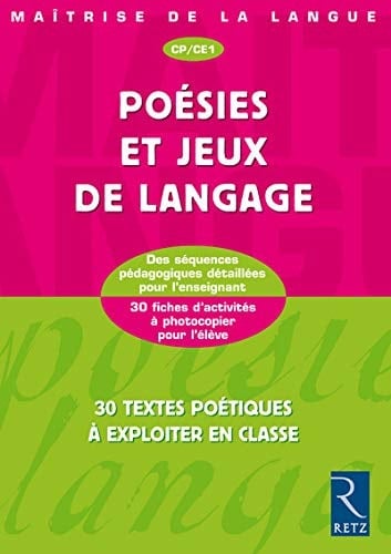 Poésies et jeux de langage CP CE1