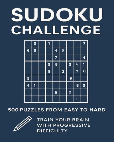 Sudoku Challenge 500 Challenging Puzzles from Easy to Hard