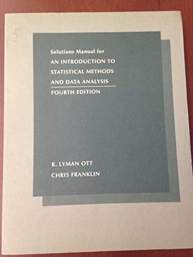 Introduction to Statistical Methods and Data Analysis