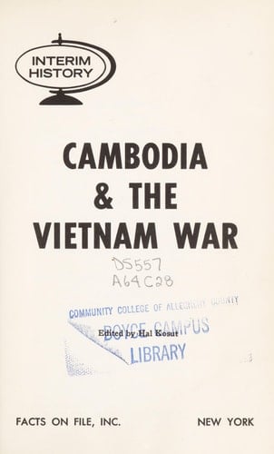 Cambodia & the Vietnam War