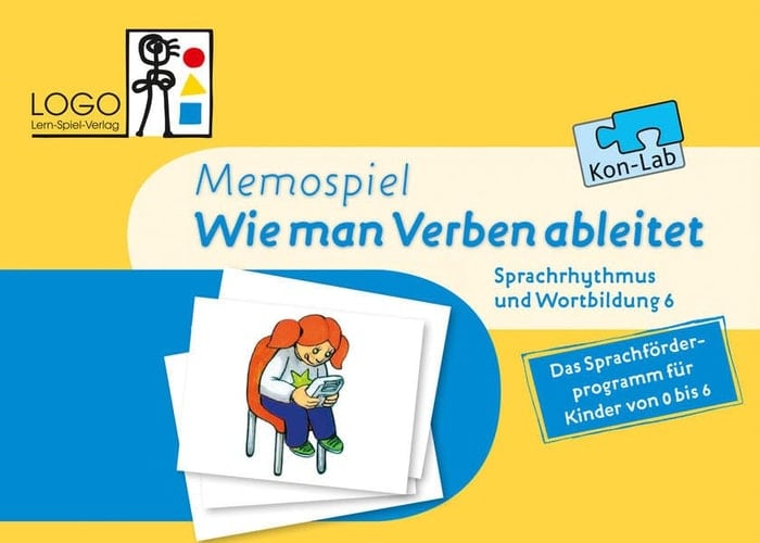 Sprachrhythmus und Wortbildung das Sprachförderprogramm für Kinder von 0 bis 6. Wie man Verben ableitet : Memospiel