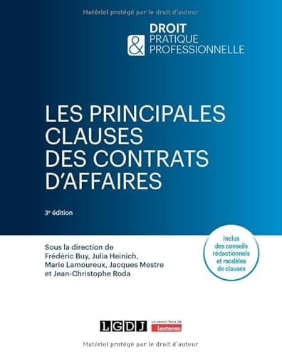 Les principales clauses des contrats d'affaires