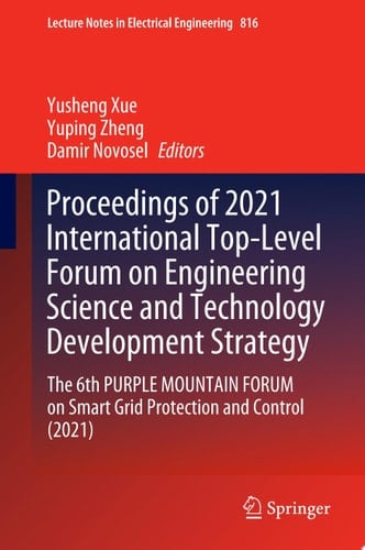 Proceedings of 2021 International Top-Level Forum on Engineering Science and Technology Development Strategy