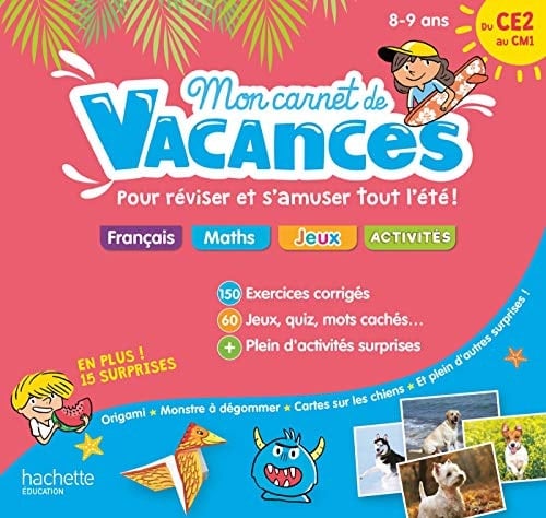 Mon carnet de vacances du CE2 au CM1