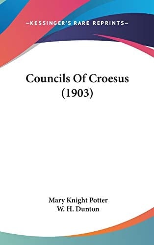 Councils Of Croesus (1903)