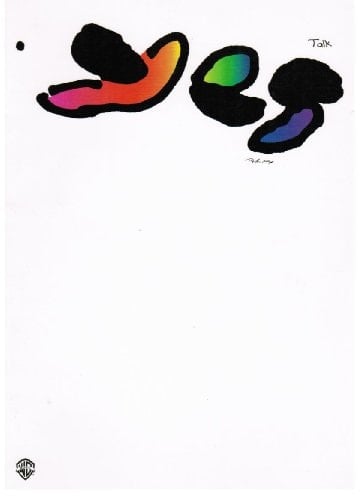 Yes : Talk (Piano/ Vocal/ Guitar)