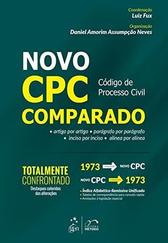 Novo CPC comparado Código de processo civil : Lei 13,105/2015