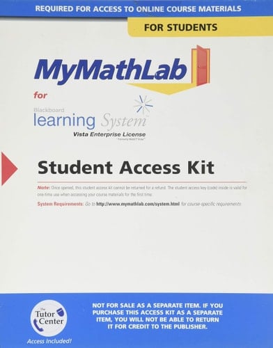 Mymathlab Vista/Icollege