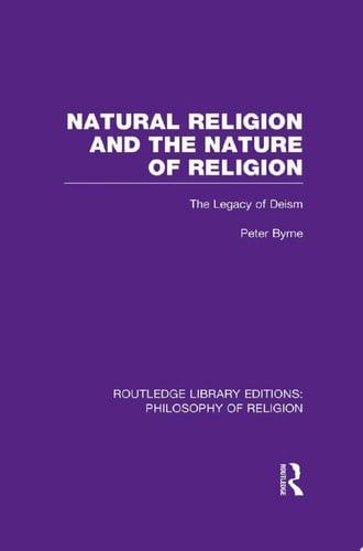Natural Religion and the Nature of Religion