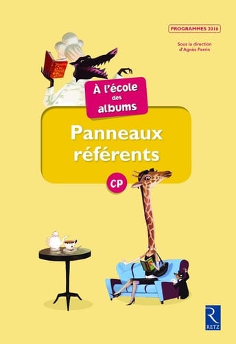 Panneaux référents à l'école des albums CP